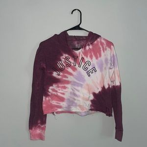 Girls justice cropped sweatshirt